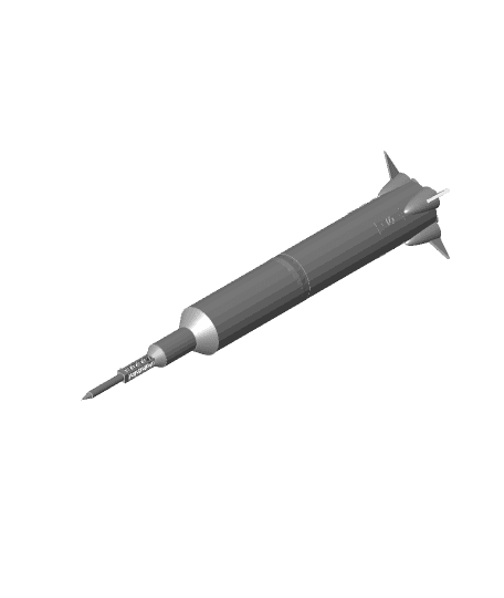 saturn v rocket 3d model