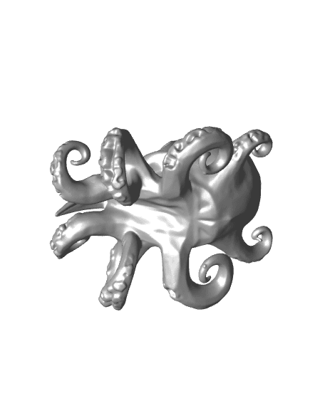 Octopus Skull 3d model