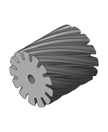 Gear lampshade 3d model