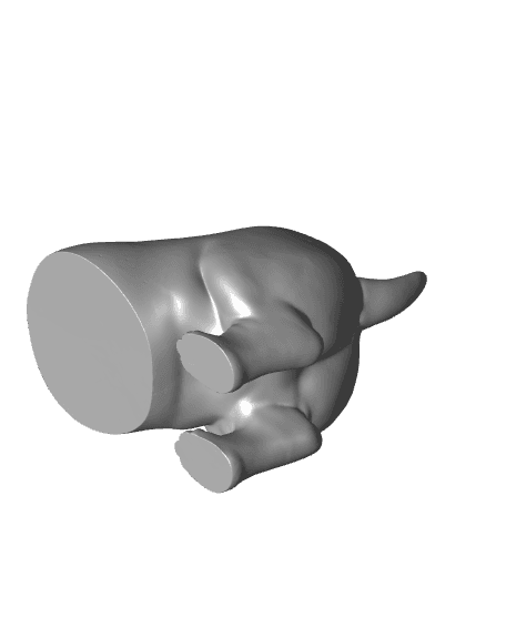 Digging Dog Home Decor 3d model