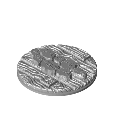 Elden Ring message stones (Blank) 3d model