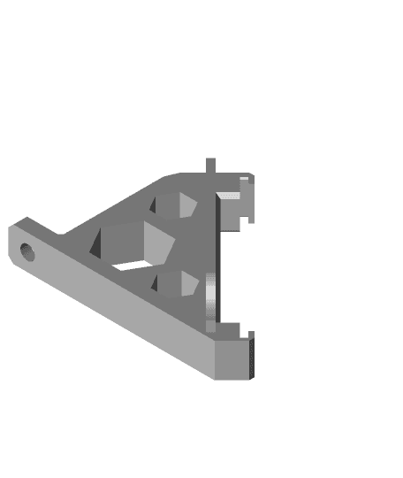 Prusa LCD Supports for Enclosure (Screw-Down) 3d model