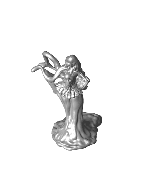 Slime Reaper - The Gelatinous Queen - PRESUPPORTED - Illustrated and Stats - 32mm scale			 3d model