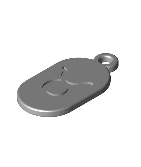 Key Fob - Zodiac Taurus 3d model