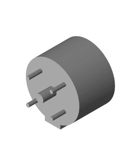 RMD-L-7025 Motor with screws.stl 3d model