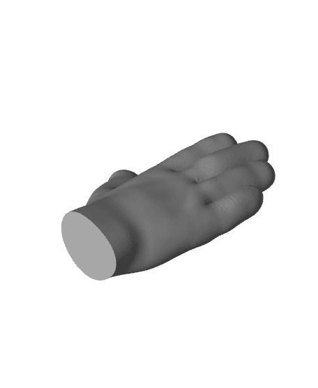 EMOJI HAND ✋🤚🫲🫱 RAISED/BACK HAND 3d model