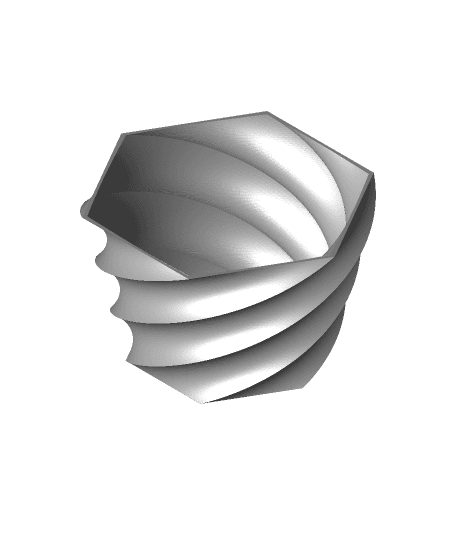 Twistedpolygonvase.stl 3d model