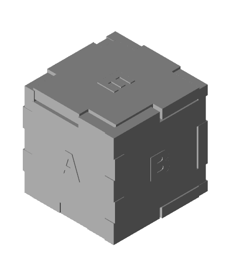 Quasi-assembled 3D Puzzle.stl 3d model