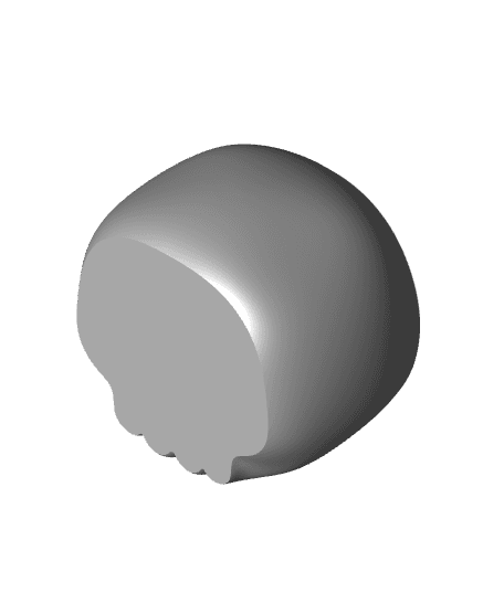 Skull Bin 3d model