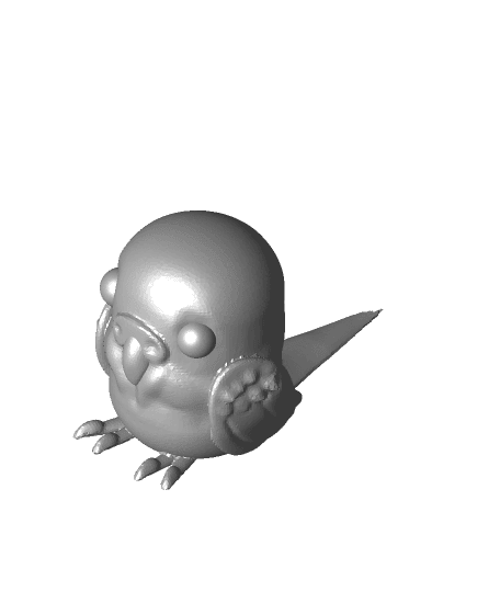 Little Budgie 3d model