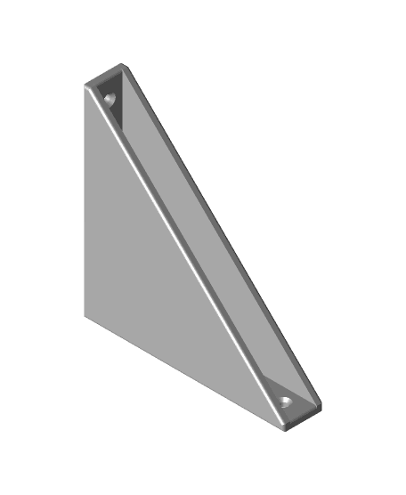 Basic Shelf Bracket 3d model