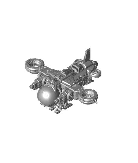 PrintABlok Carrier Spaceship Construction Toy 3d model