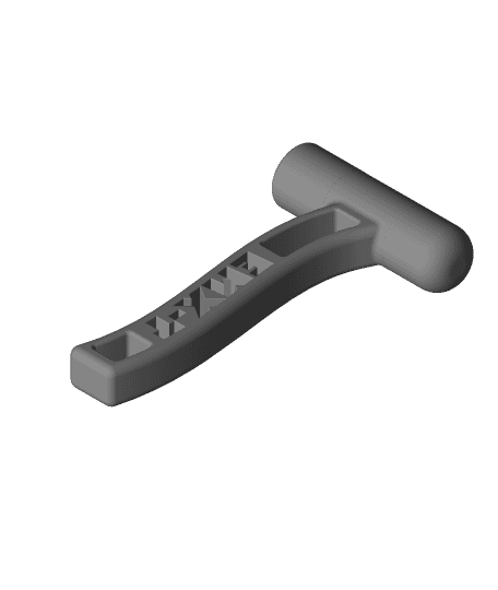 Plastic mallet 3d model