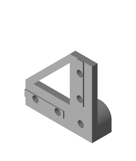 AM8 Adjustable Bottom Corner Plate 3d model