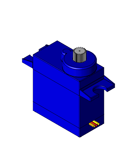 Servo Motor 3d model