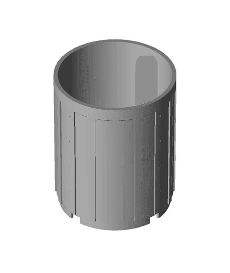 Lego Style Trash Bin 3d model