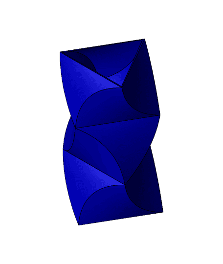 Wavey Wednesday Vase 05 3d model