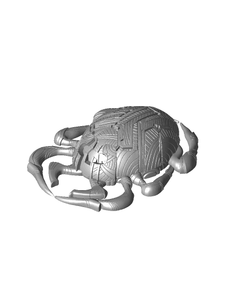 Static Blue Beetle Scarab 3d model