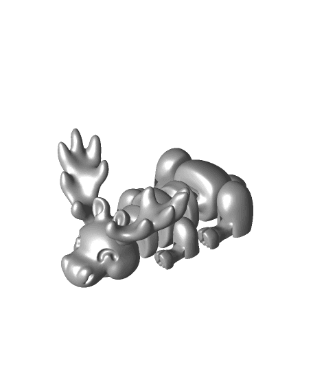 Lazy Moose 3d model