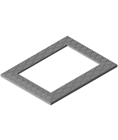 Dotted Lines - Remix of 4x6 Picture Frame 2 3d model