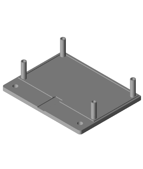 FT5 or 2020 support case for MKS TFT32 controller 3d model