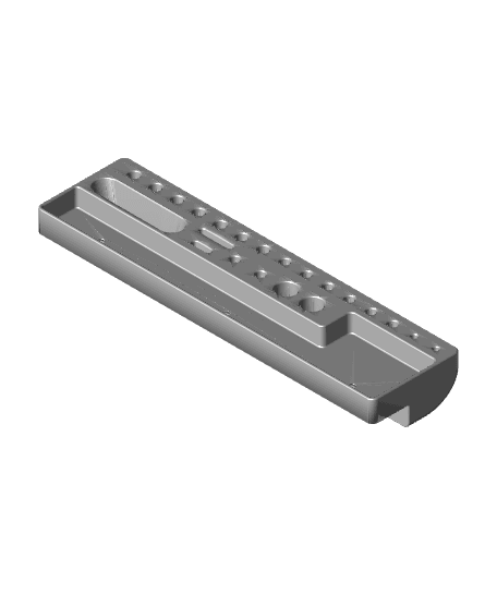 Tool shelf for printer 3d model