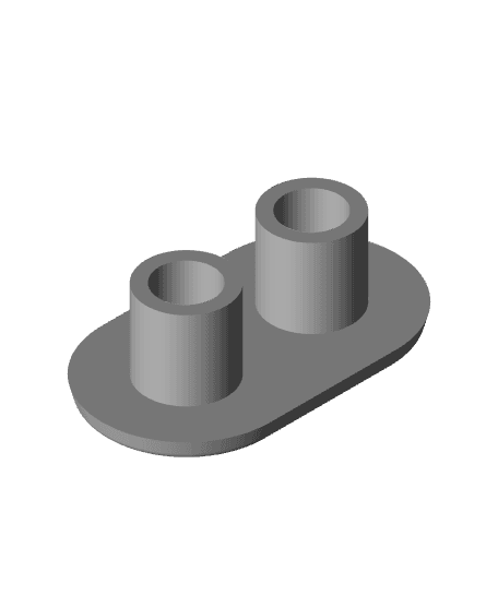 Ethernet Wall Grommet x2 3d model