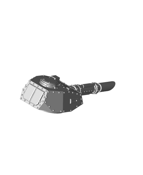 Kolossale Kampfpanzer Bits Set 3d model