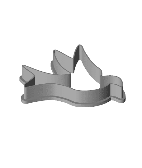 Cookie Cutter: Peace Dove 3d model