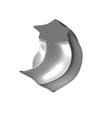 Abstract Twist Vase 3d model