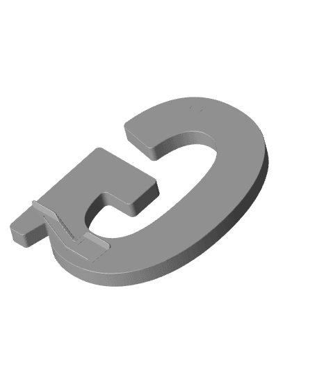 3D Letter G - by TeeTi3D 3d model