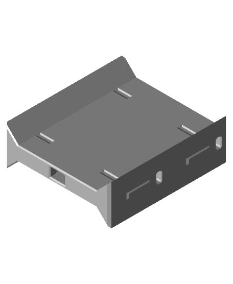 1x1H - Bottom Multibin Divider 3d model