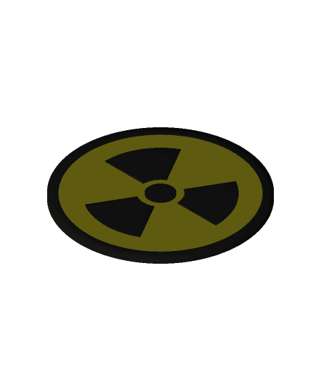 Radioactive Sign 3d model