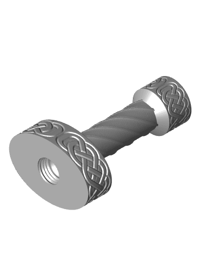 Pool Noodle Sword - Celtic Twist 3d model