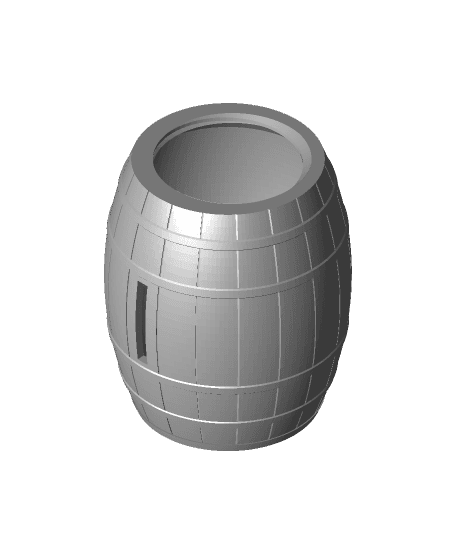 Barrel bank #functionalart 3d model