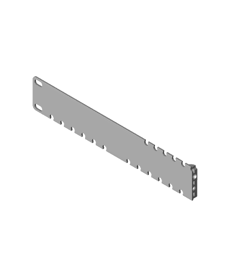 Ethernet Cable Comb 1U  3d model