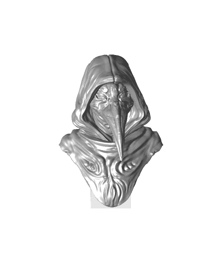 SCP-049 - The plague Doctor - Fan Art Bust - 10cm  3d model