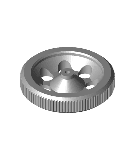 Trolley Basket Wheel v2.stl 3d model