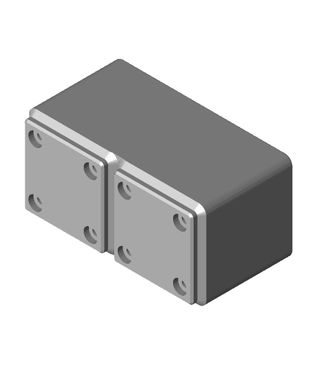 Gridfinity 2x1 8x 18650 Battery Holder 3d model