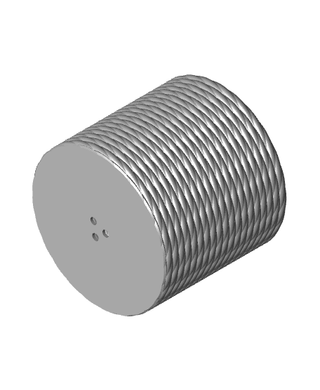 Rope Weave Planter combo 3d model