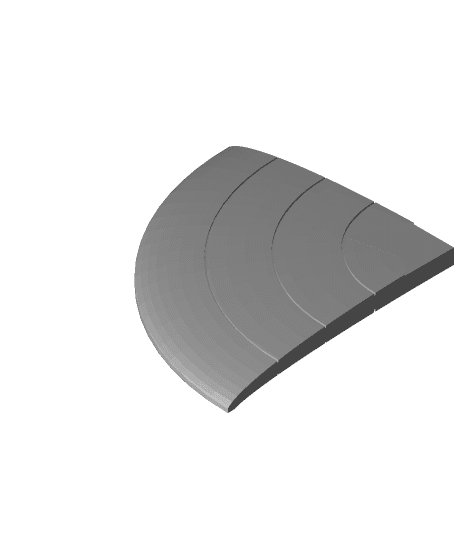 Shield quarter 3 3d model