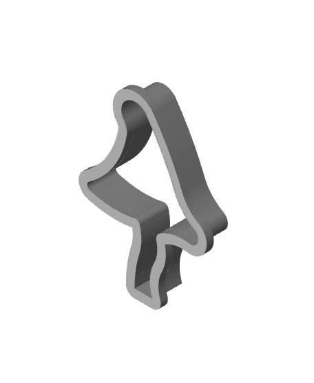 Witch Hat Mushroom Cookie Cutter.stl 3d model