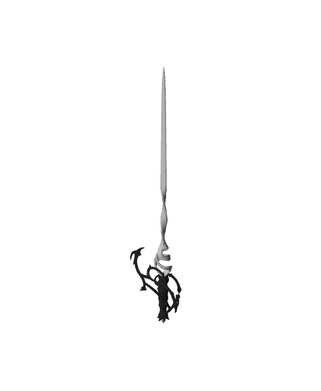 FANTASY INFERNAL RAPIER BALDURS GATE 3 3d model