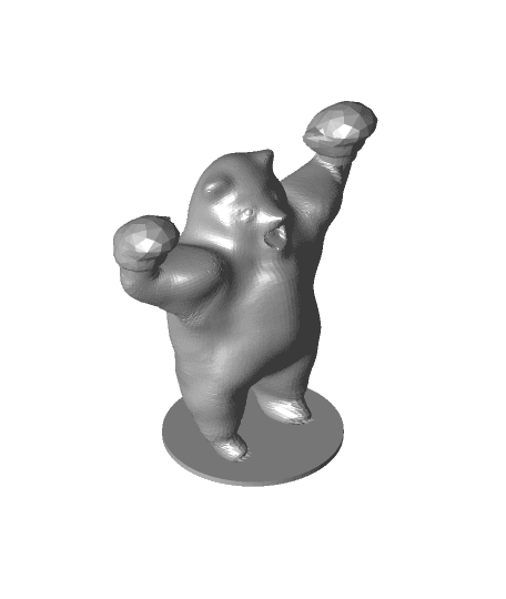 Bear Boxer 3d model