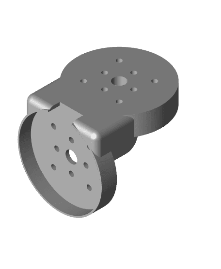 robot-7025 to 7025 Mount.stl 3d model