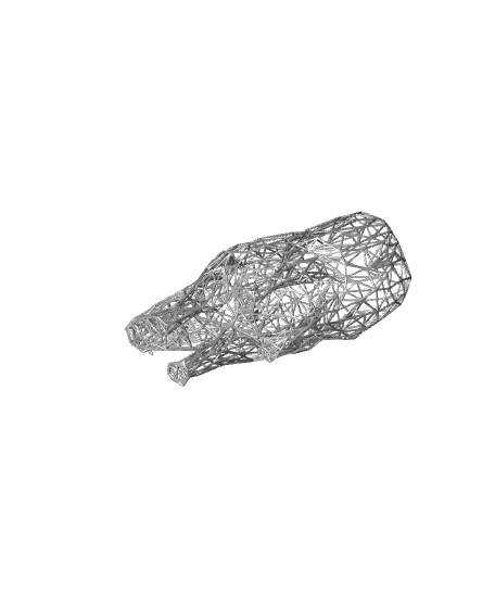 Rino Wire Art 3d model