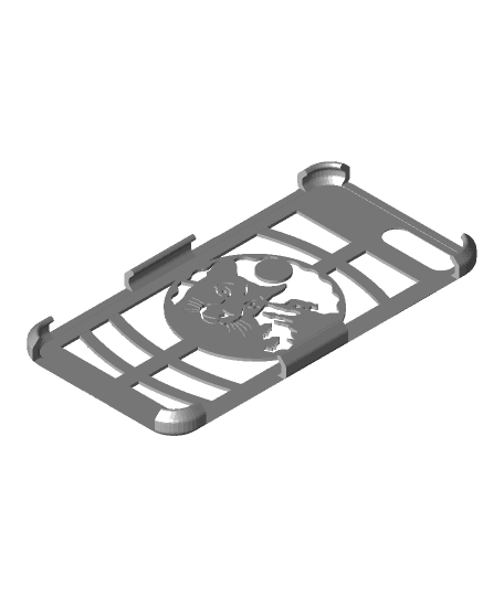 Cougar iPhone 8 Plus Case.stl 3d model