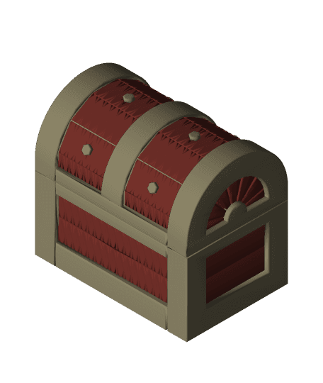 Giant Treasure Chest Puzzle Box 3d model