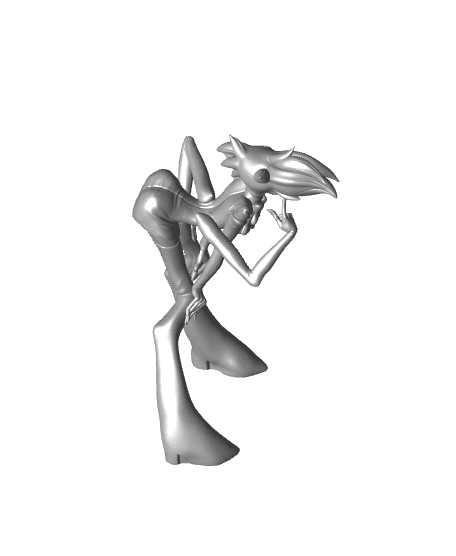 Angel Dust - Hazbin Hotel - Fan Art 3d model