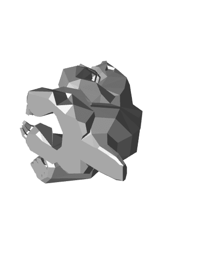 Low Poly Dinosaur Set 2/4 3d model